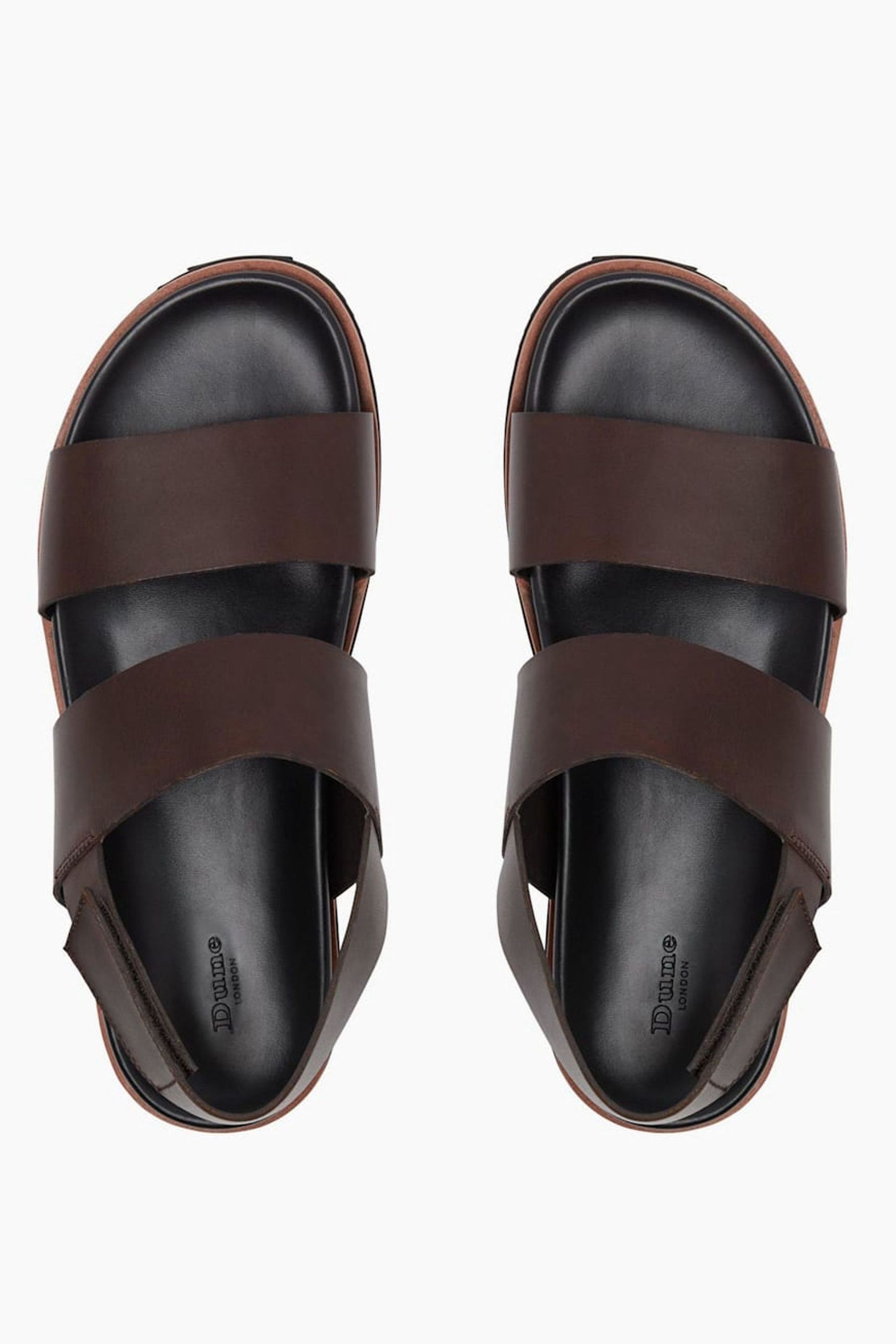 Buy Dune London Brown Idda Utilitarian Strap Sandals from the Next