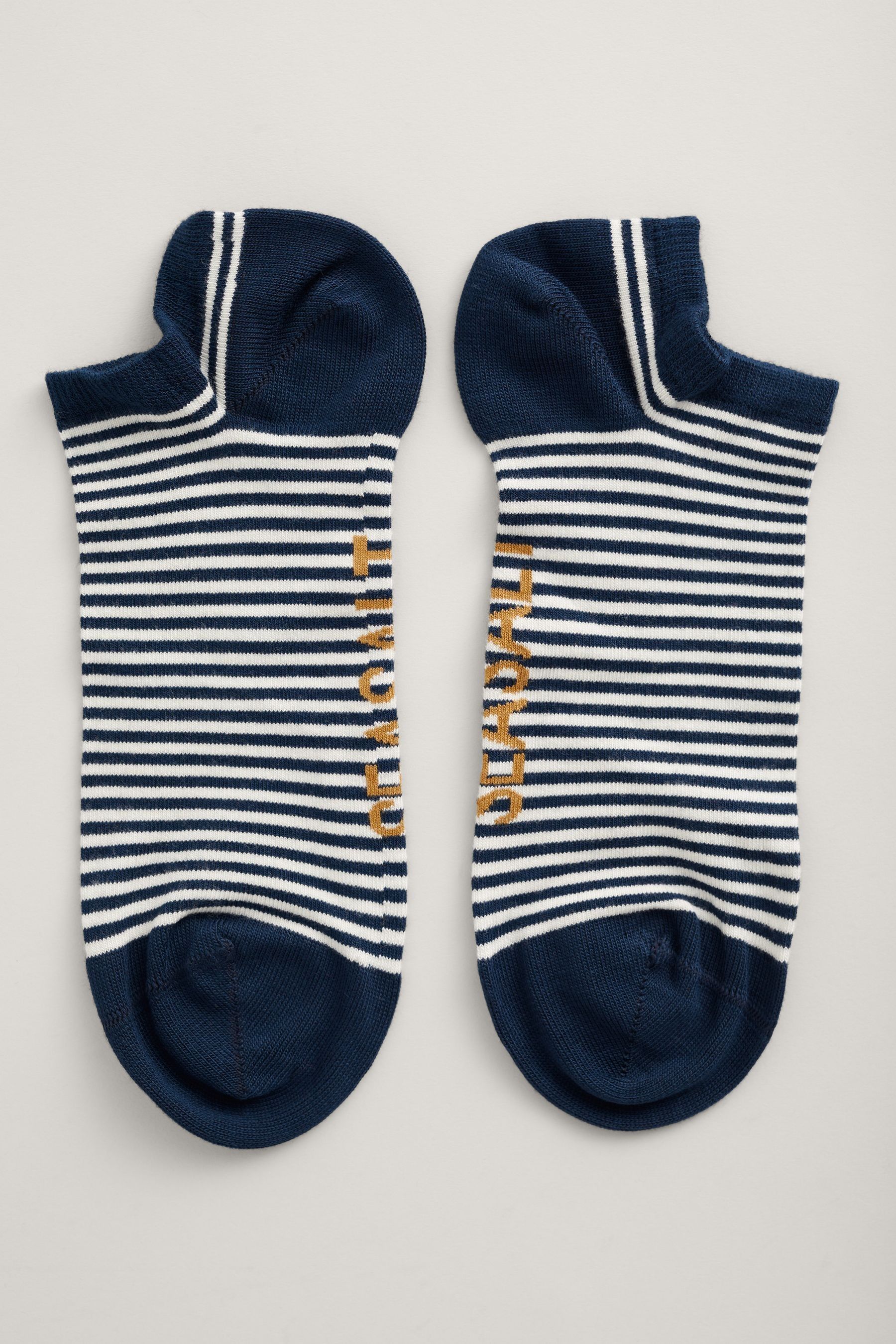 Buy Seasalt Cornwall Blue Mens Sailor Trainer Socks from the Next