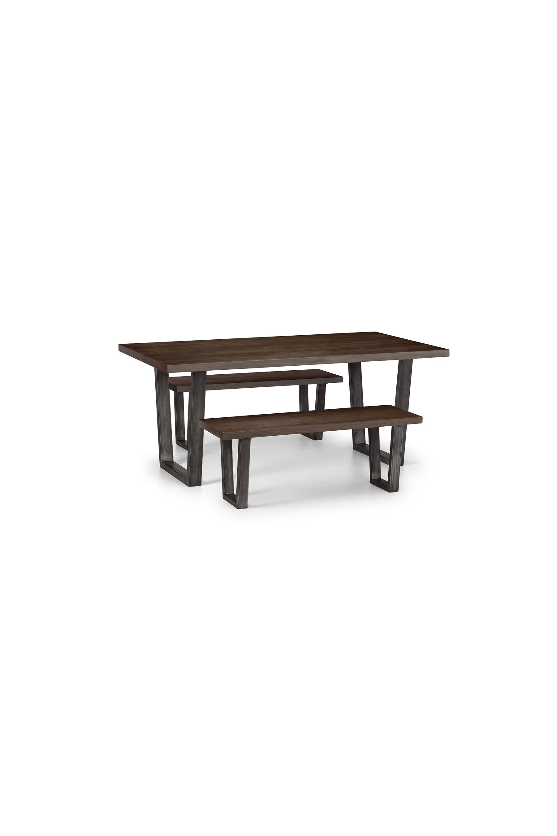 Julian Bowen Dark Oak Brooklyn Bench
