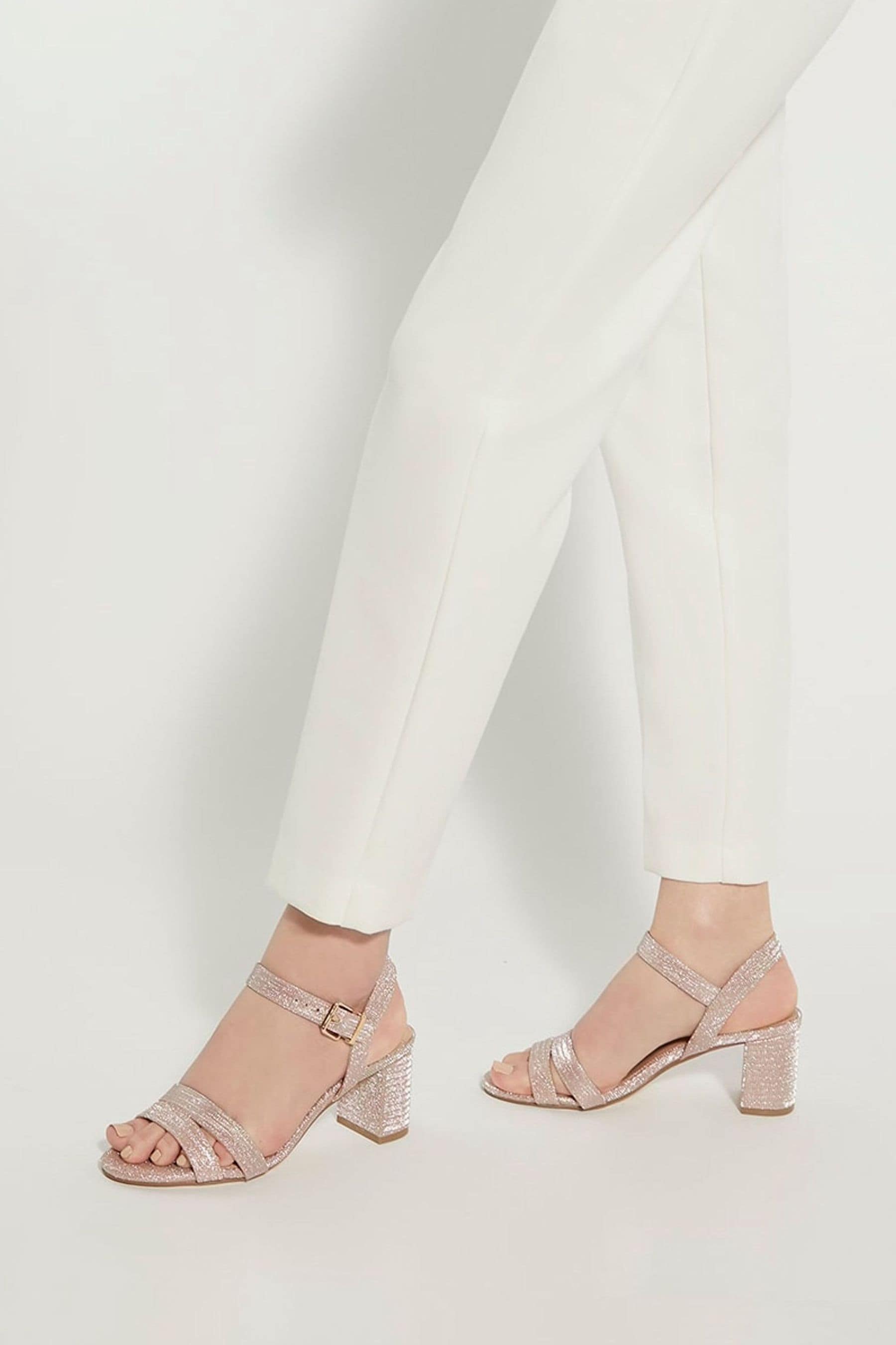 Buy Dune London Merisa 2 Part Block Heel Sandals from the Next UK