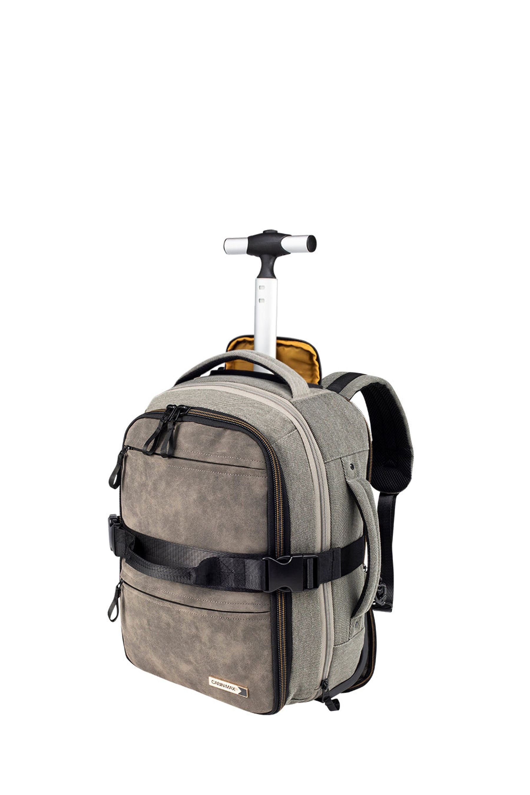 Expandable rolling hotsell backpack