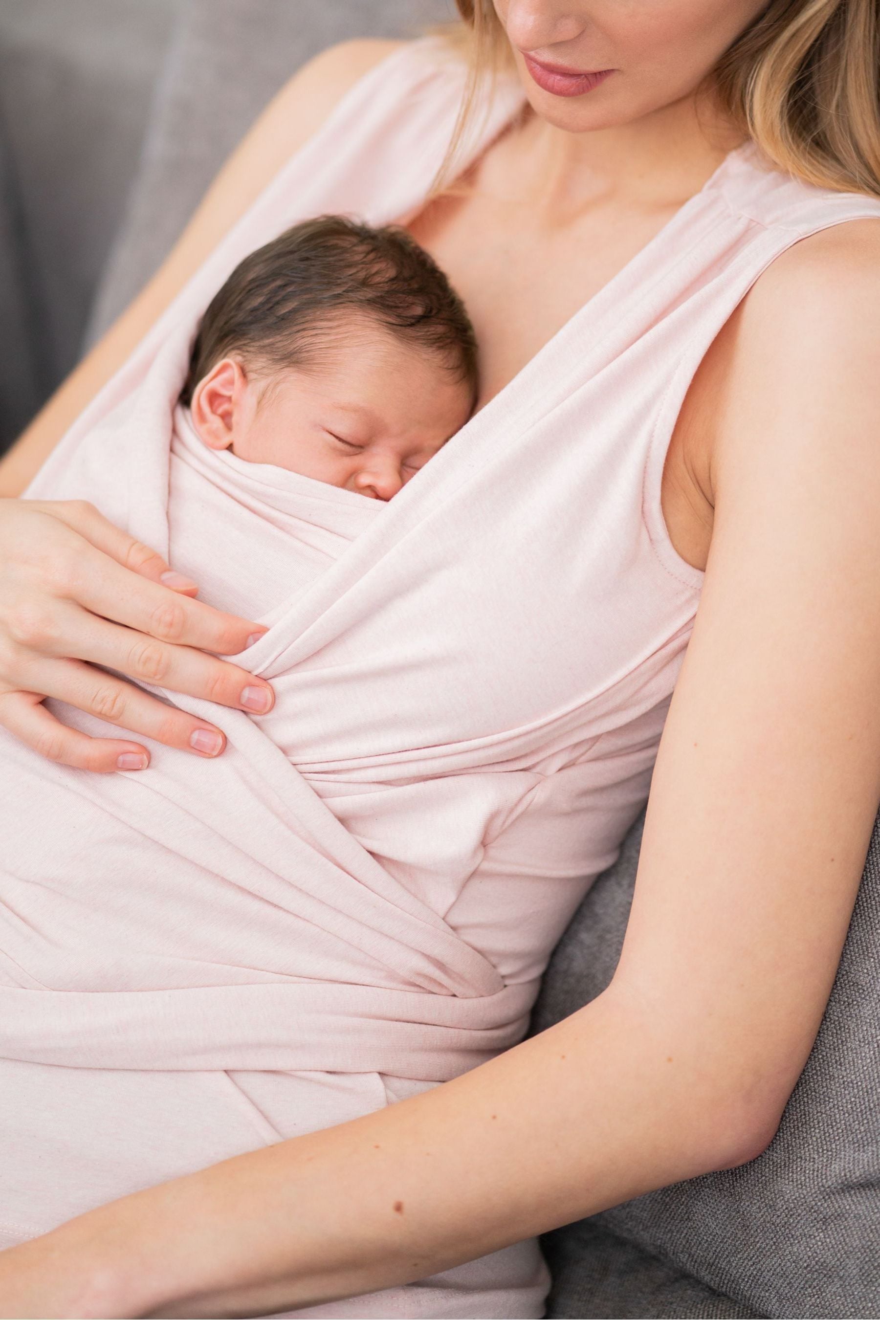 Seraphine Pink Blush Maternity Cotton Skin To Skin Top