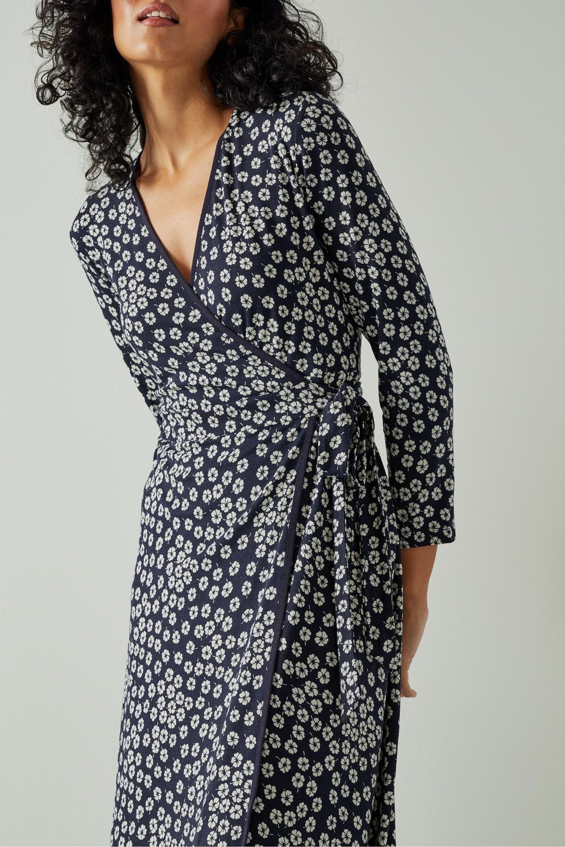 Lk bennett outlet wrap dress