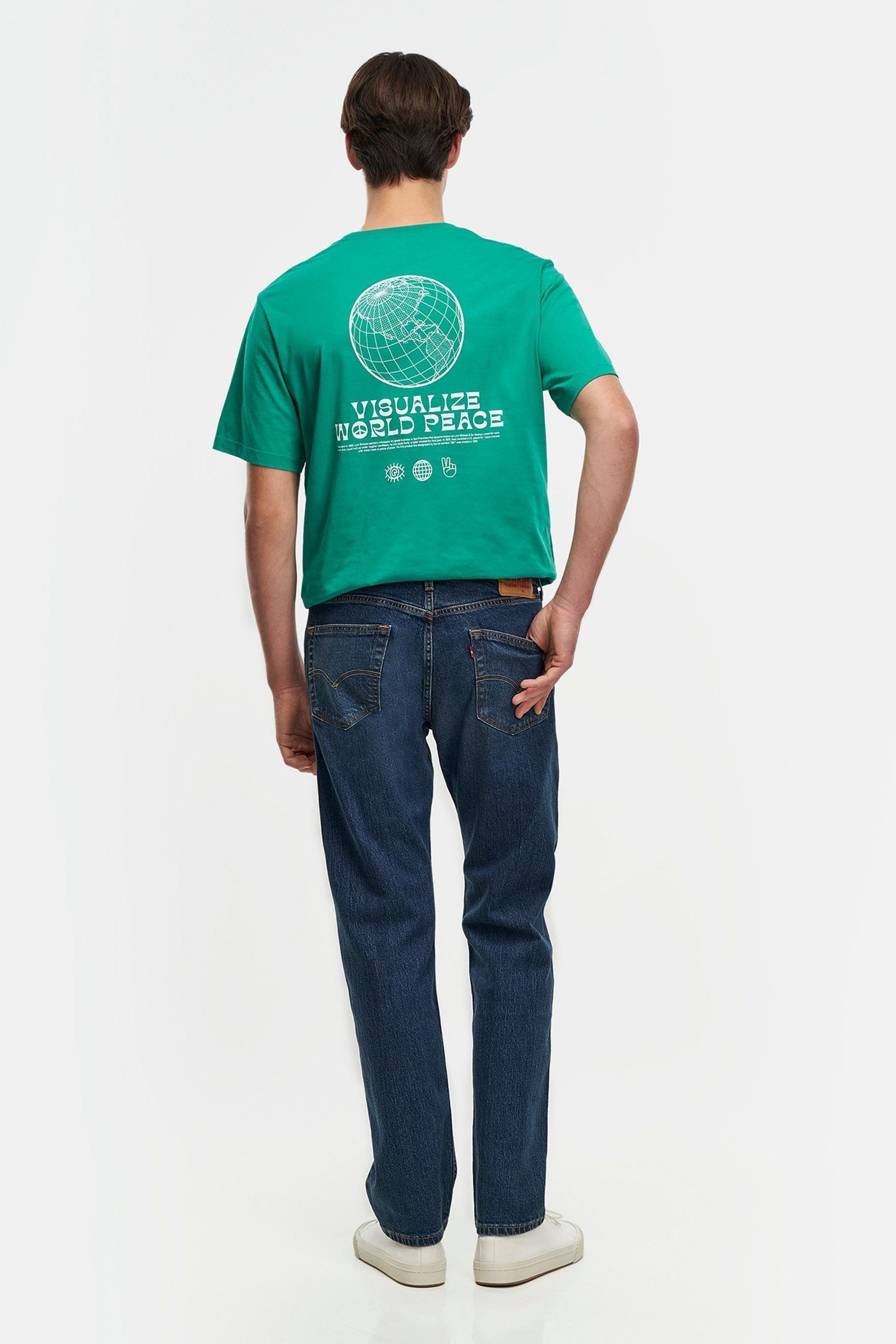 Mens levi 505 straight leg jeans uk outlet