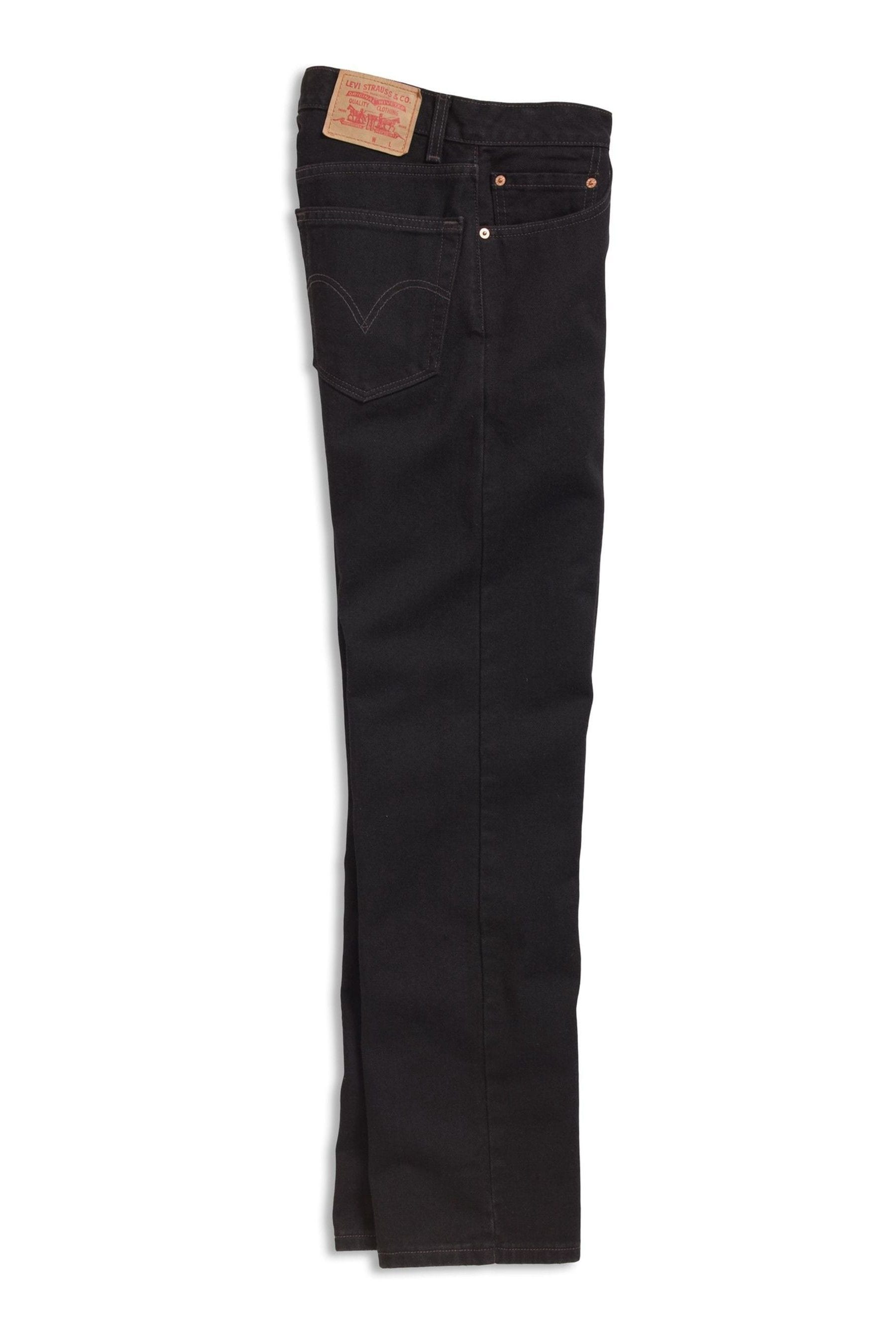 Levi s Black 505 Straight Fit Jeans