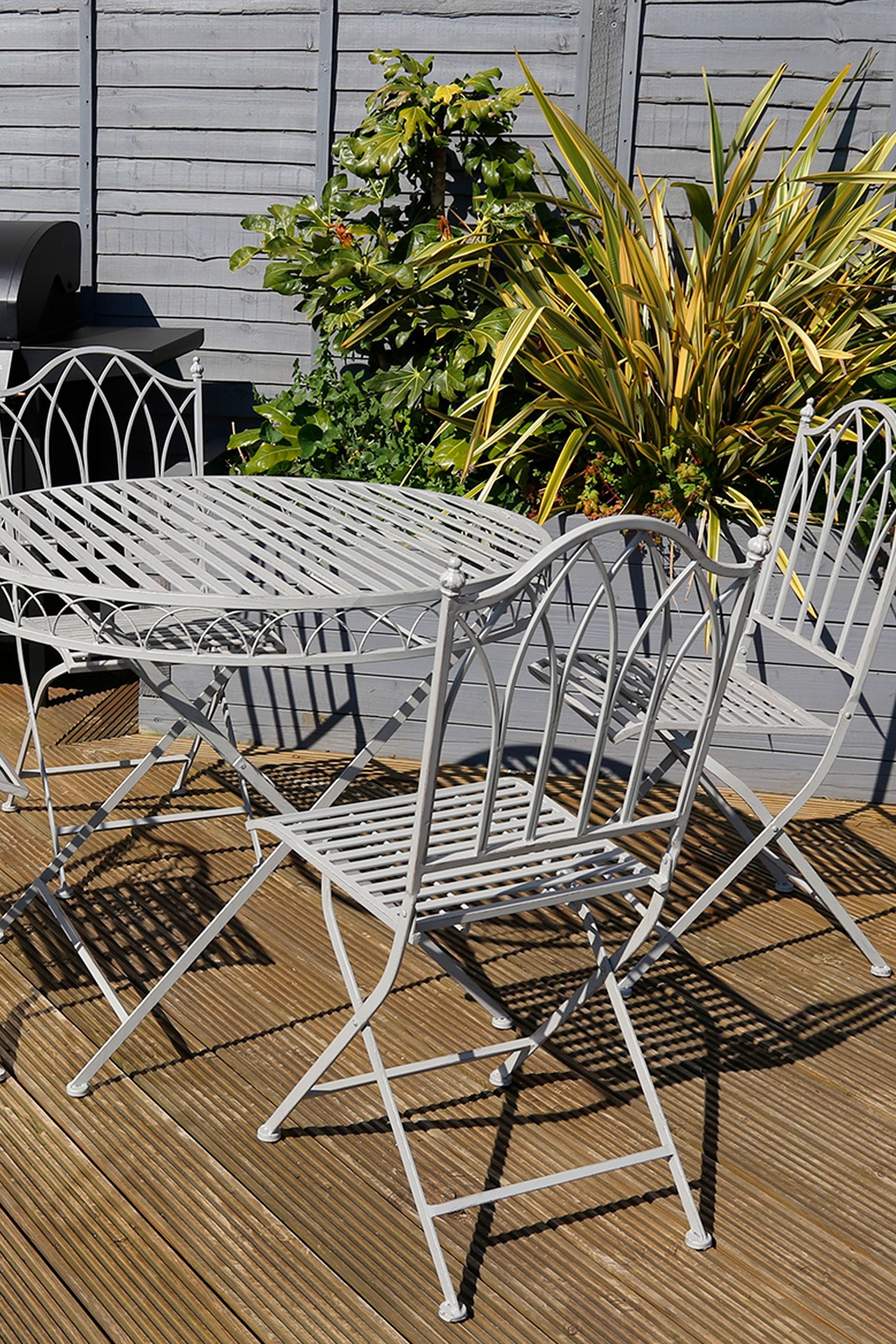 Charles bentley wrought on sale iron bistro set