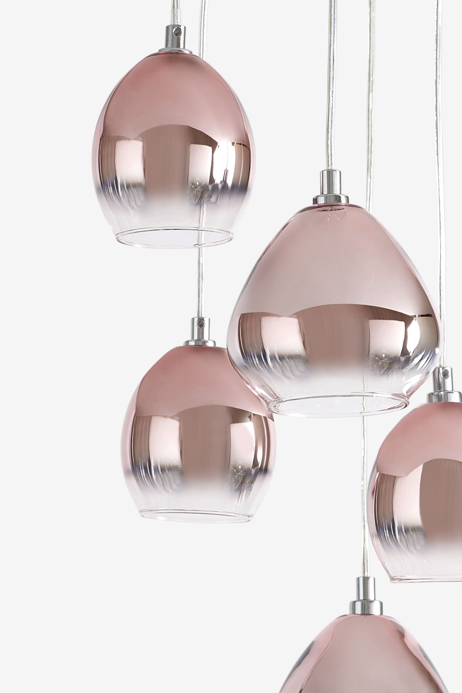 Rose gold store ceiling light next