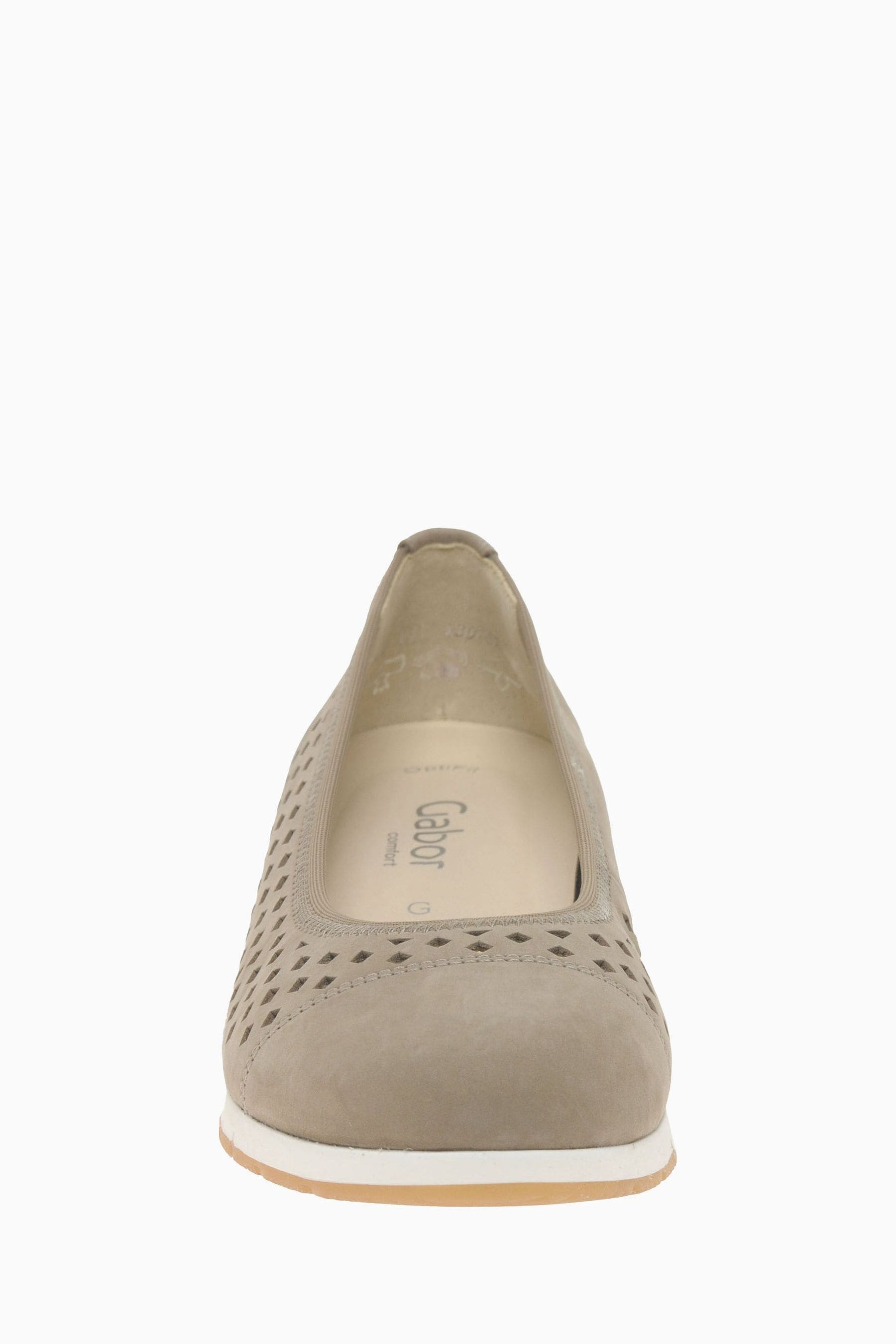 Gabor Natural Berry Silk Nubuck Casual Shoes