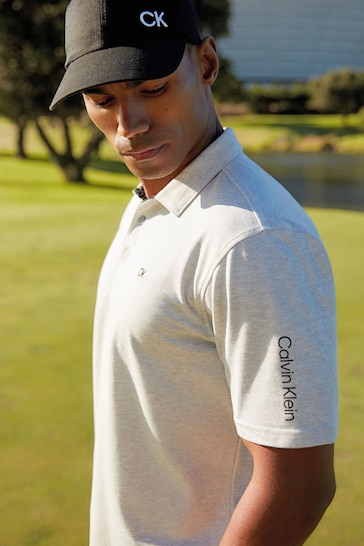 Calvin Klein Golf Cotton Twill Black Caps