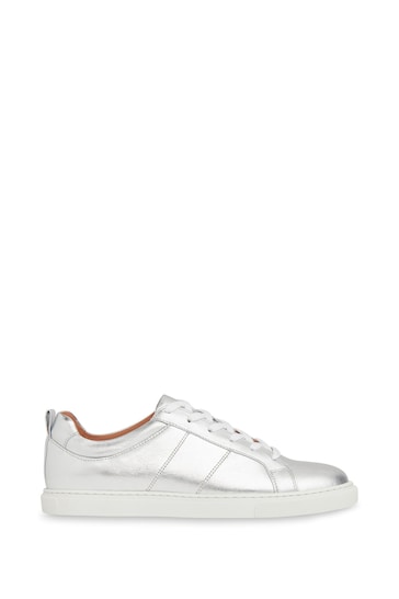 Whistles Silver Koki Lace Up Trainers