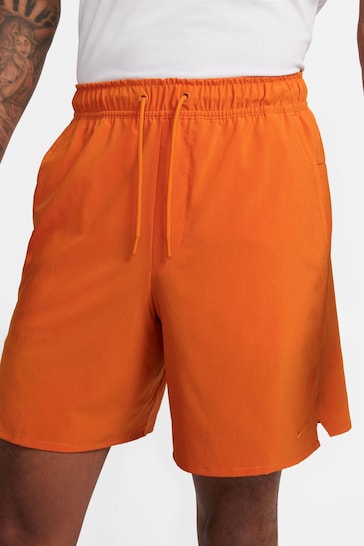 Nike Orange Dri-FIT Unlimited 7 Unlined Versatile Shorts