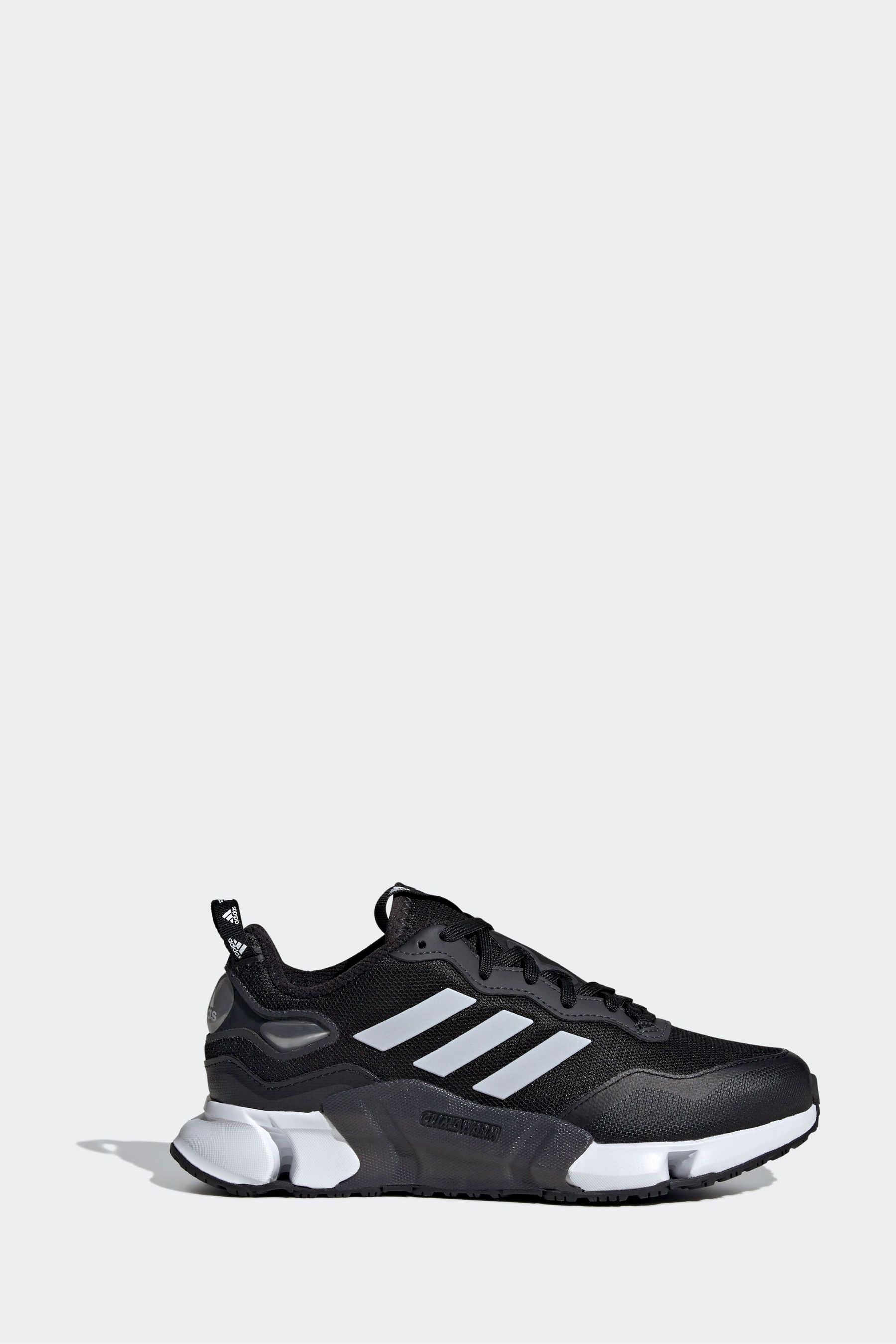 Adidas black junior trainers clearance