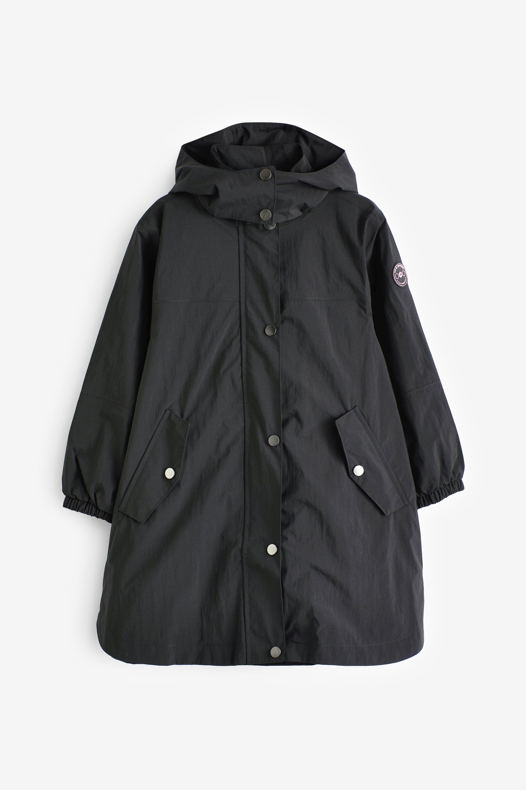 Black Waterproof Cagoule Jacket 5 16yrs