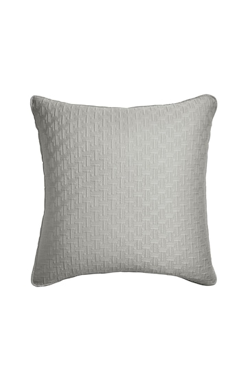 Ted Baker Silver T Quilted Polysatin Sham Pillowcase