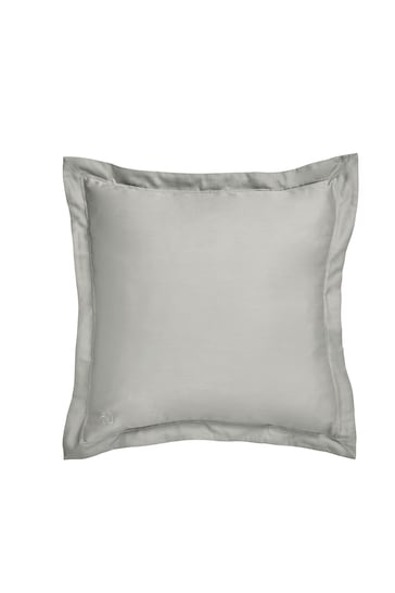 Ted Baker Silver Silky Smooth Plain Dye 250 Thread Count Cotton Pillowcase