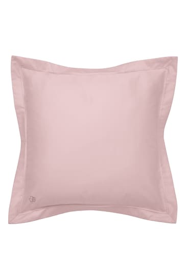 Ted Baker Pink Silky Smooth Plain Dye 250 Thread Count Cotton Pillowcase