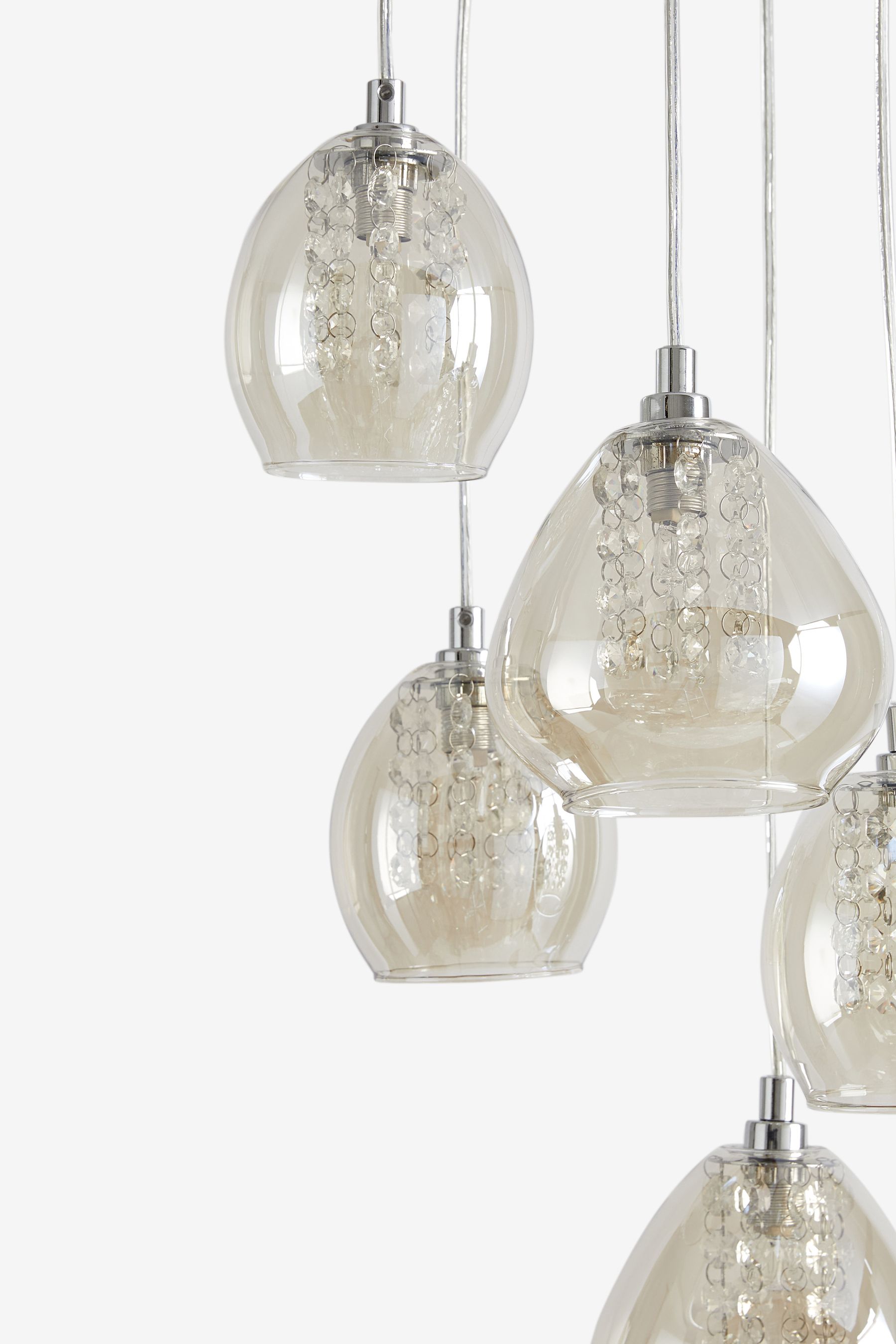 Buy Mink Brown Bella 5 Light Cluster Ceiling Light from the Next