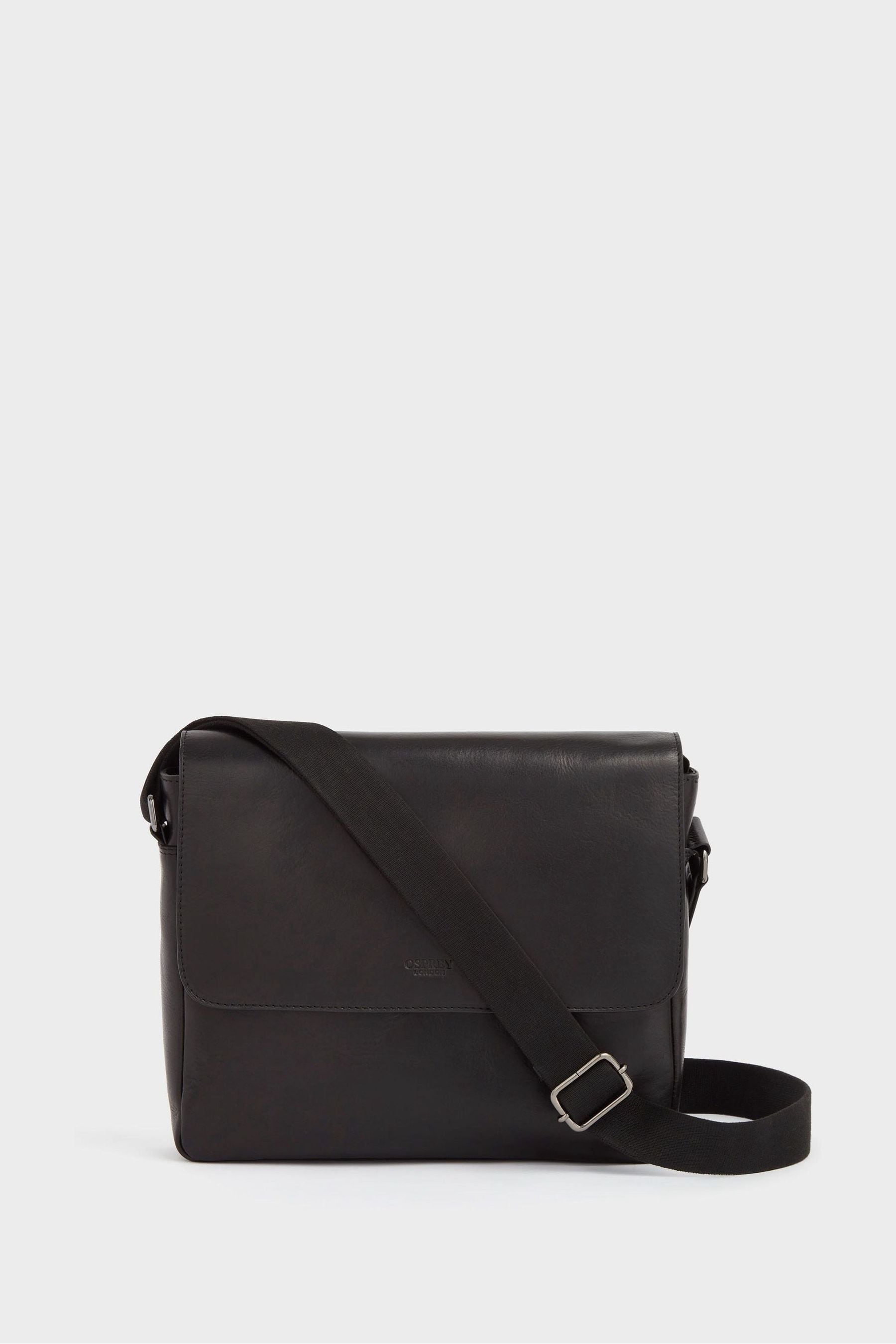 Buy OSPREY LONDON Carter Saddle Leather Large Messenger Bag from