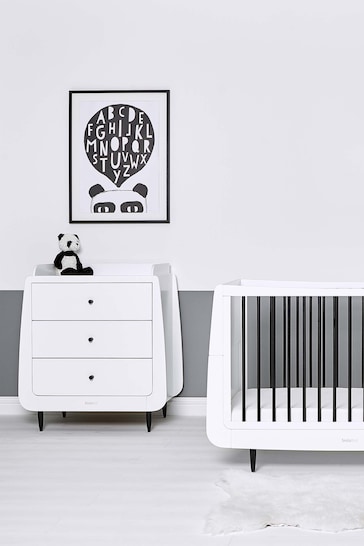 Snuz Monochrome SnuzKot Skandi 2 Piece Mono Nursery Furniture Set