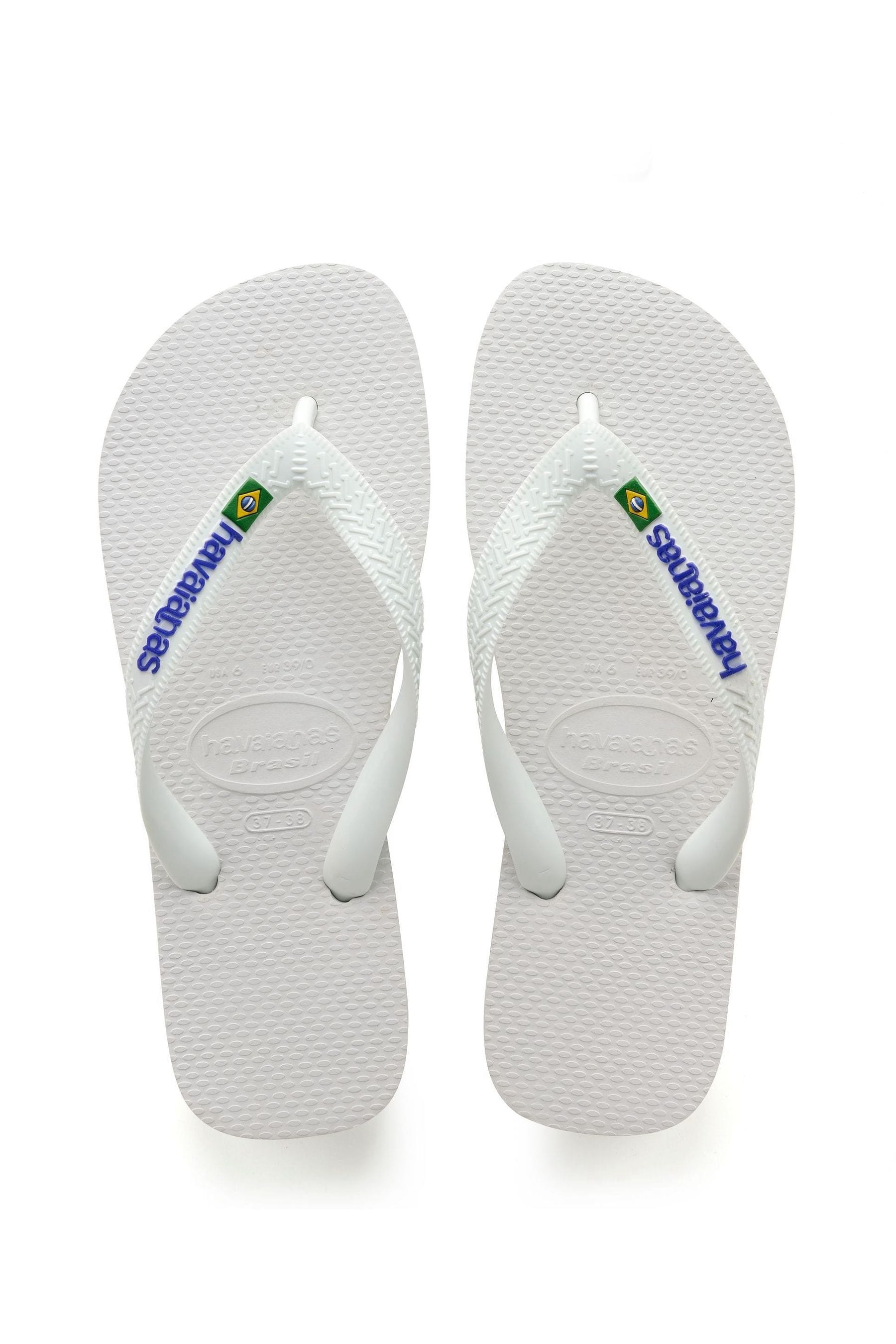 White havaianas flip flops uk 2025