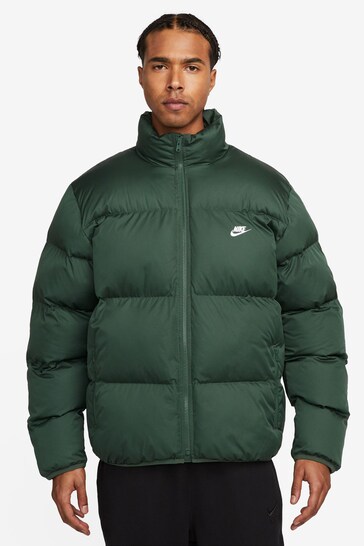 Buy Nike Green Padded Puffer Jacket from the Next UK online shop
