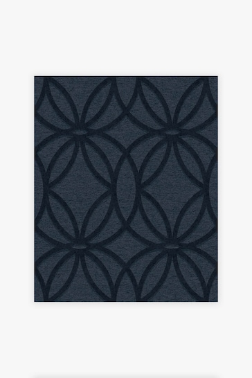 Navy Next Geometric Luxe Wallpaper Wallpaper