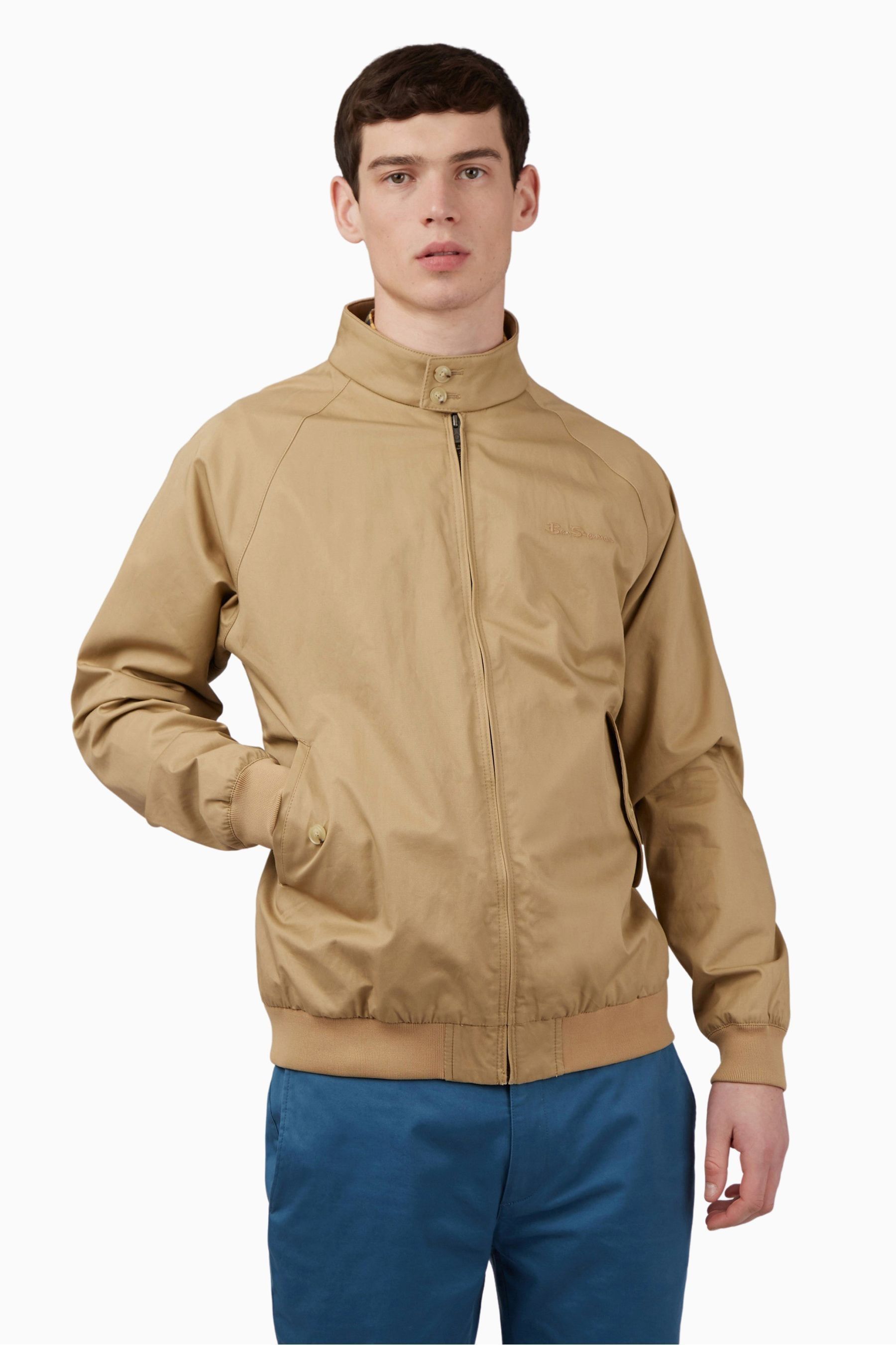 Buy Ben Sherman Gold Signature Harrington 100 Cotton Jacket from the Next UK online shop