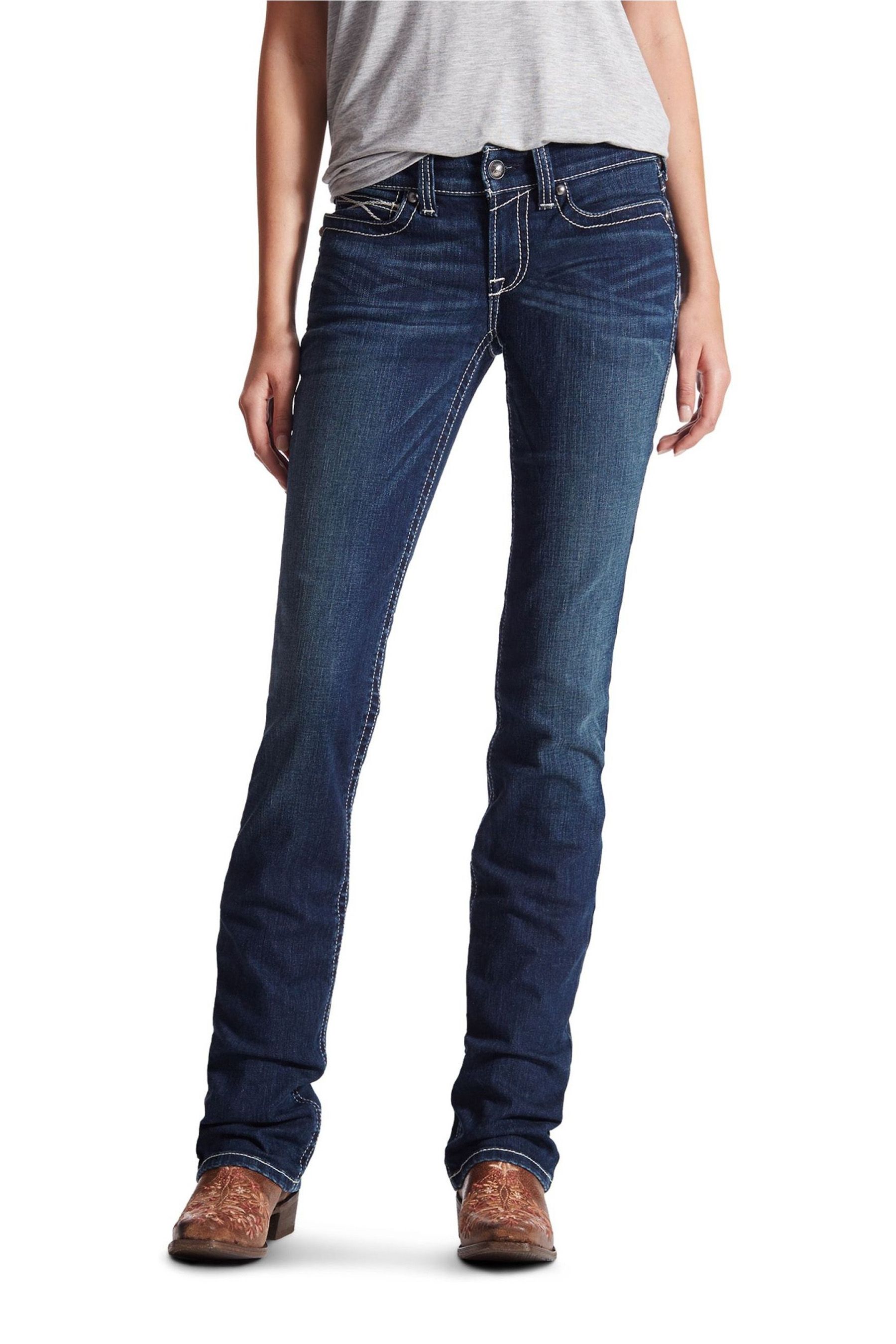 Ariat blue hot sale jeans