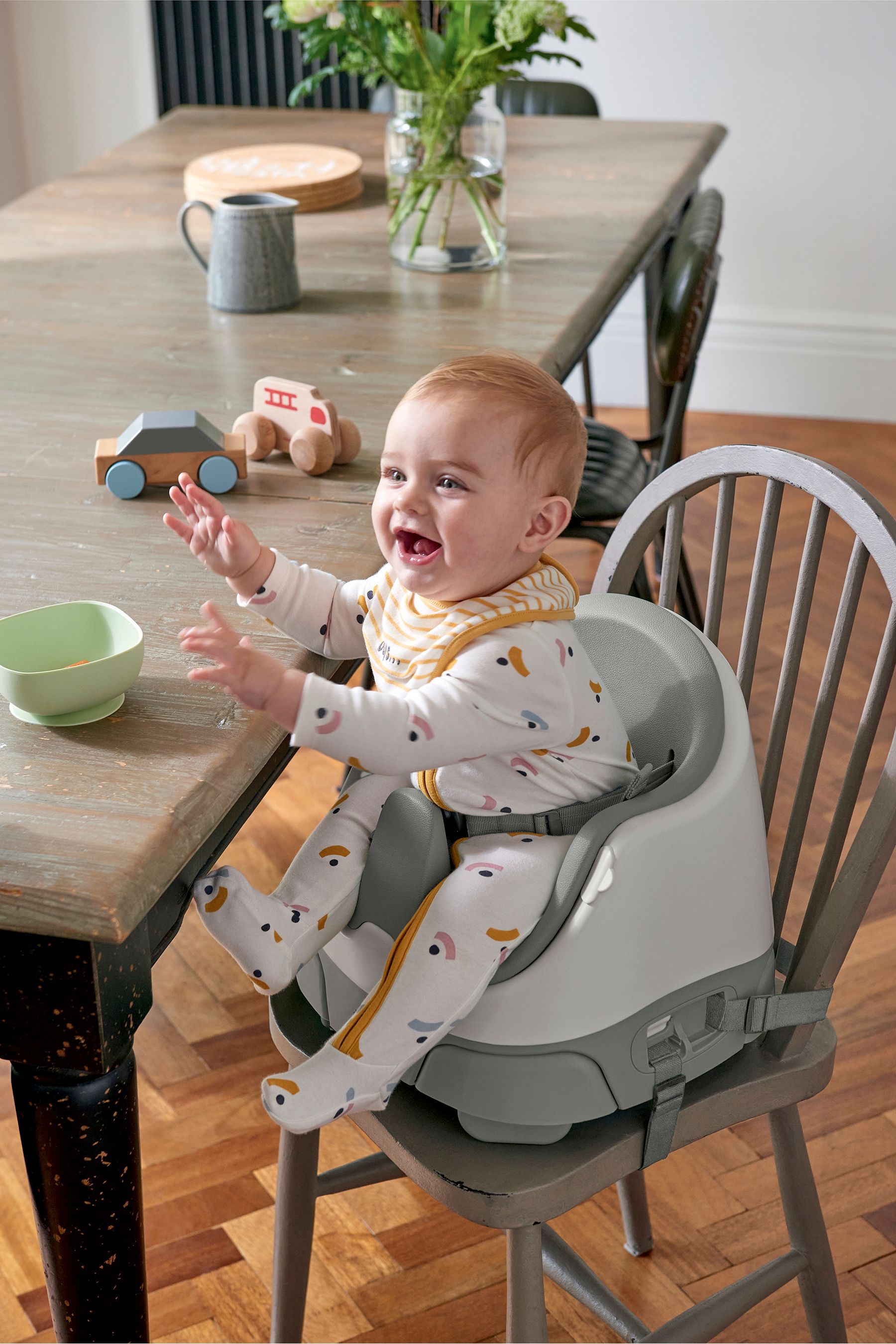 Buy Mamas Papas Pebble Grey Baby Bug and Activity Tray from the