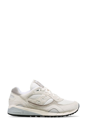 Saucony Shadow 6000 White Trainers