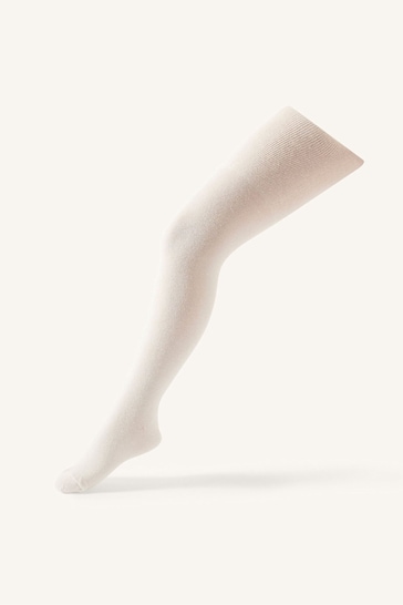Monsoon Natural Girls Baby Frosted Tights
