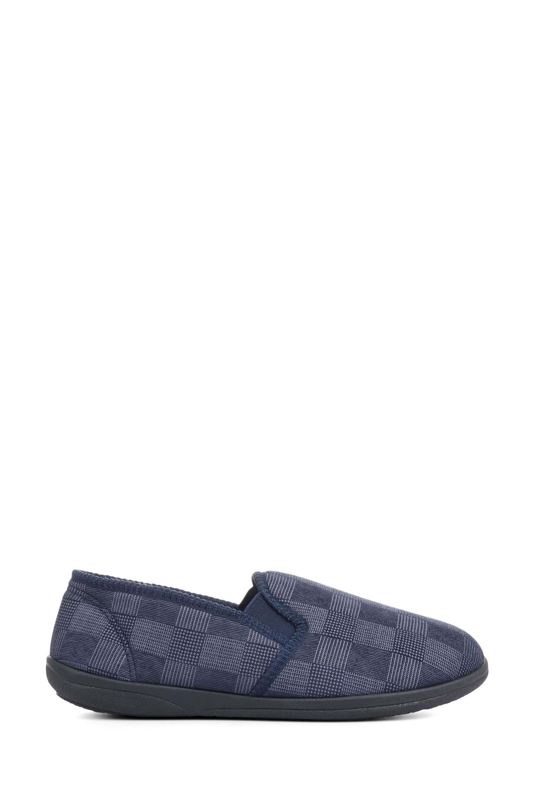Buy Pavers Mens Navy Blue Permalose Full Slippers with Memory Foam