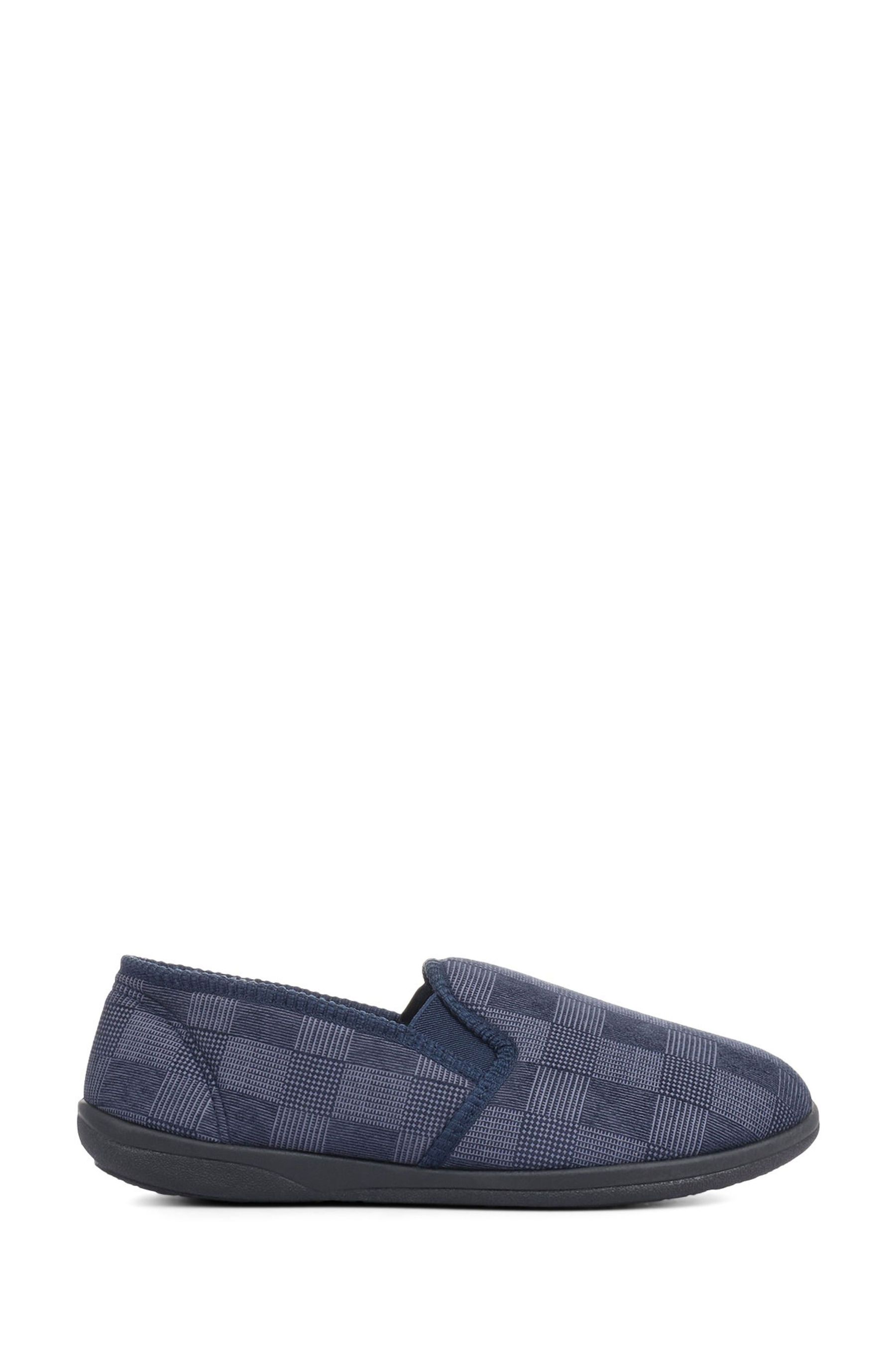 Buy Pavers Mens Navy Blue Permalose Full Slippers with Memory Foam from