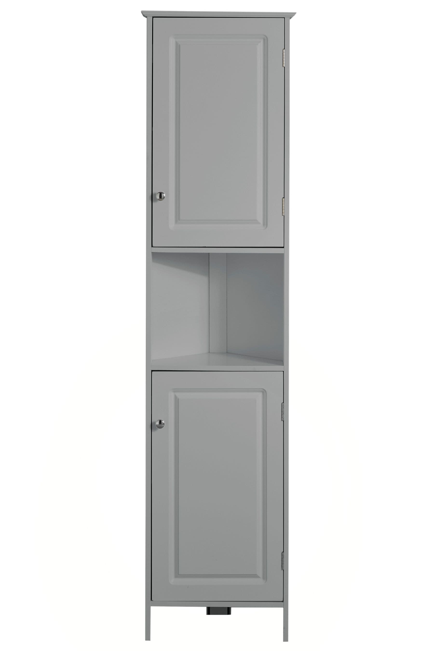 Tall grey cheap corner unit
