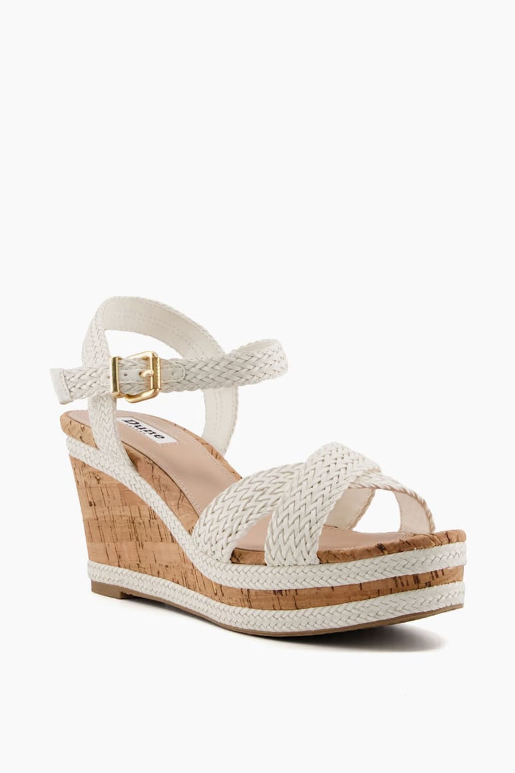 Buy Dune London Wide Fit Kelisa Braided Upper Wedges from the Next
