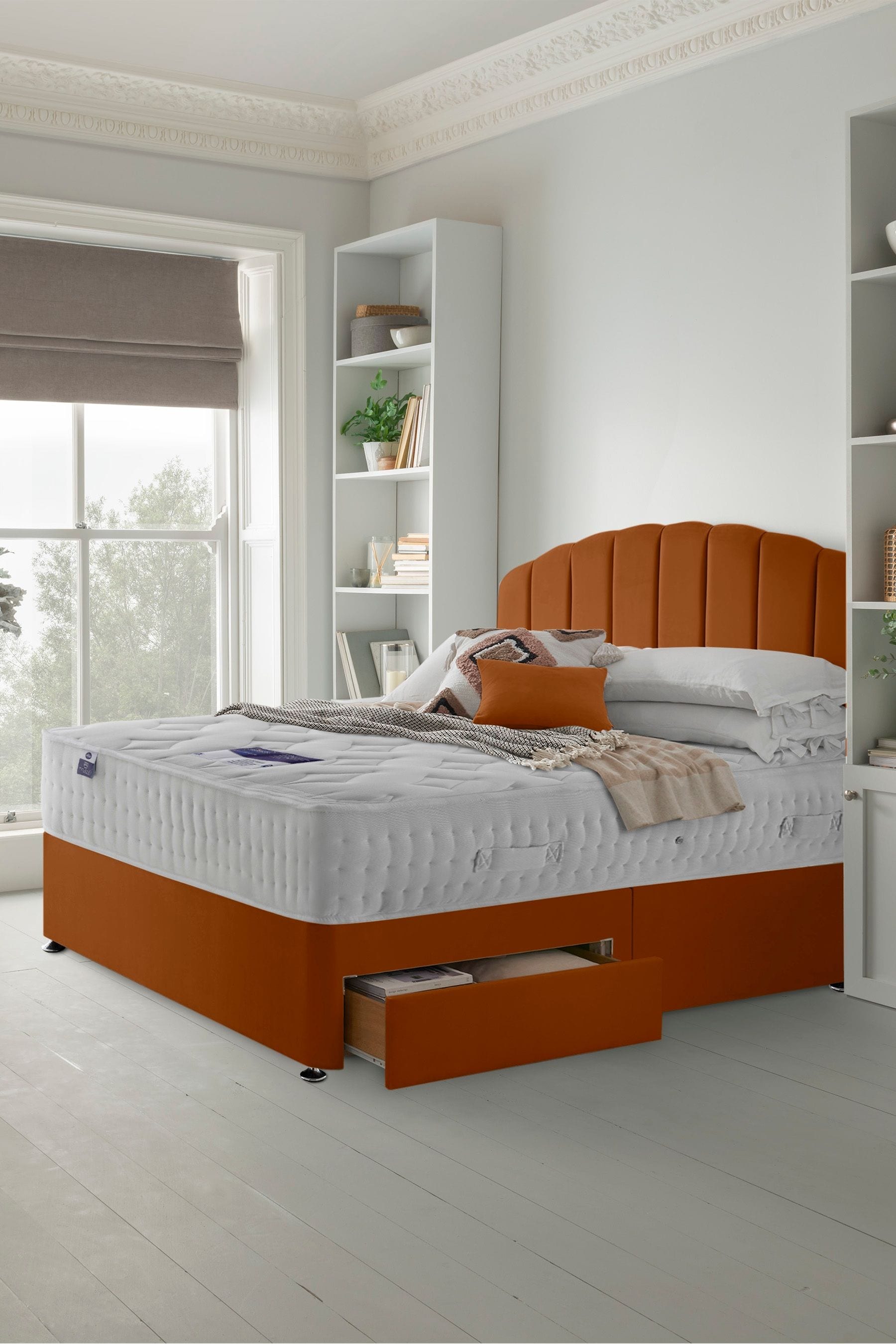 Buy Silentnight Bronze Mirapocket 2000 Memory Mattress and 2