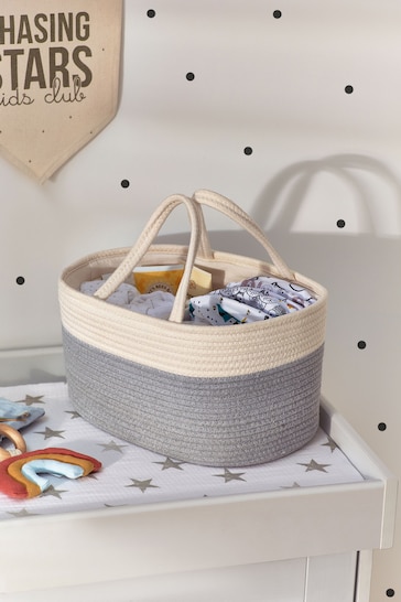 Cream Nursery Caddy Basket