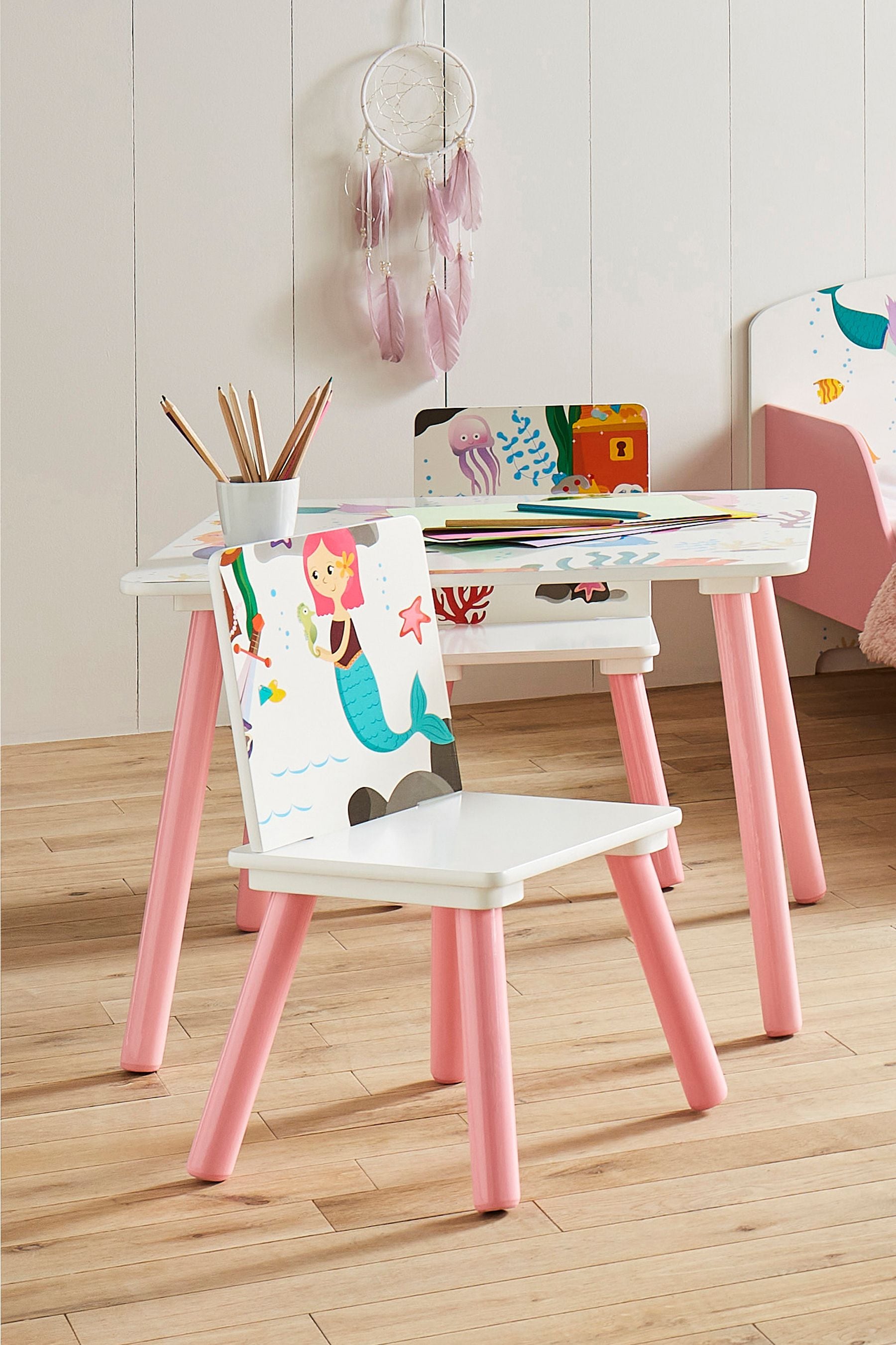 Mermaid shop desk chair