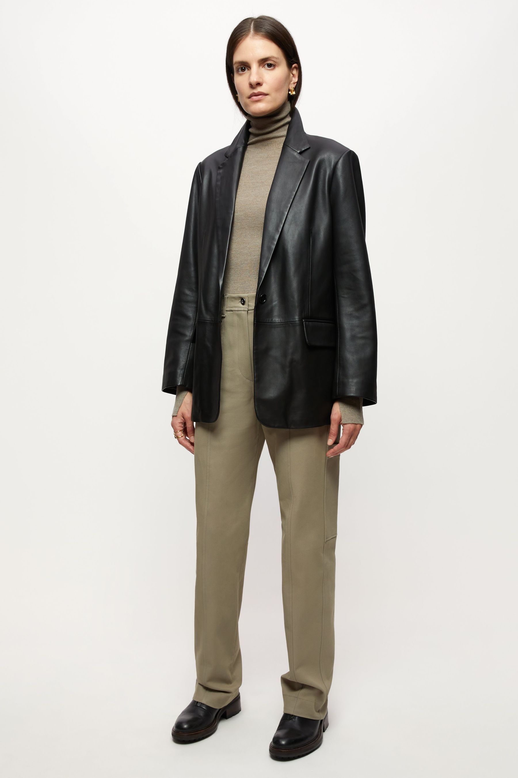 Jigsaw premium leather best sale jacket
