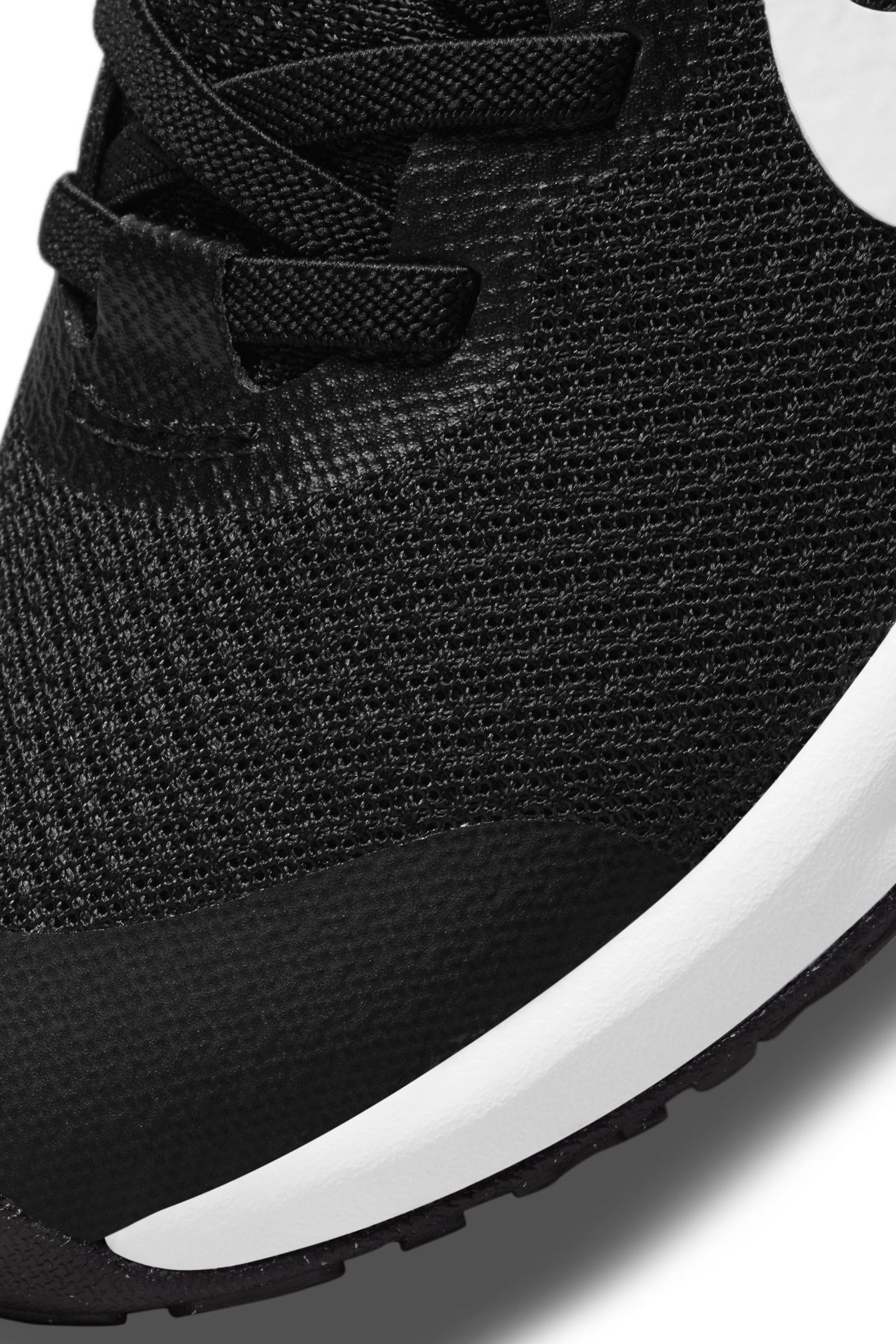 Buy Nike Black White Revolution 6 FlyEase Junior Trainers from the