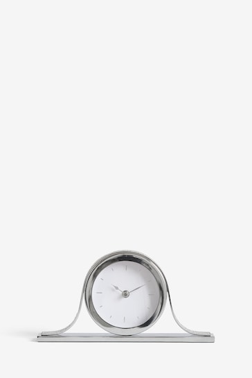 Silver Ella Mantel Clock