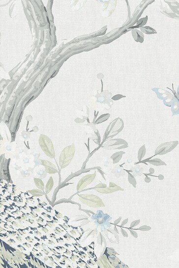 Laura Ashley Midnight Blue Belvedere Fabric By The Metre