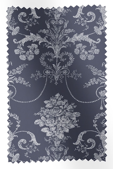 Laura Ashley Midnight Blue Josette Fabric By The Metre