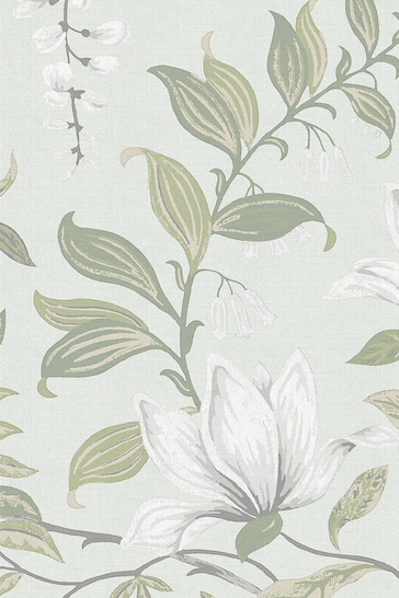 Laura Ashley Sage Green Parterre Fabric By The Metre