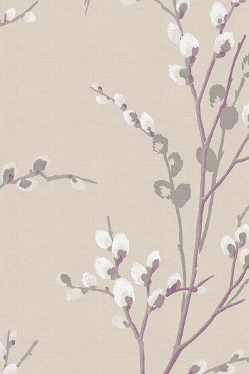 Laura Ashley Natural Pussy Willow Fabric By The Metre