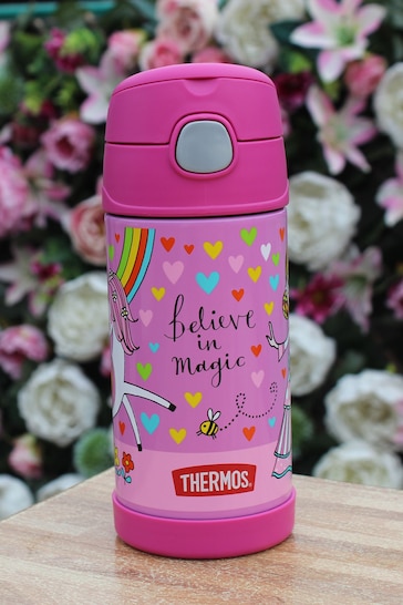 Rachel Ellen x Thermos Pink Unicorn 355ml Drink Bottle
