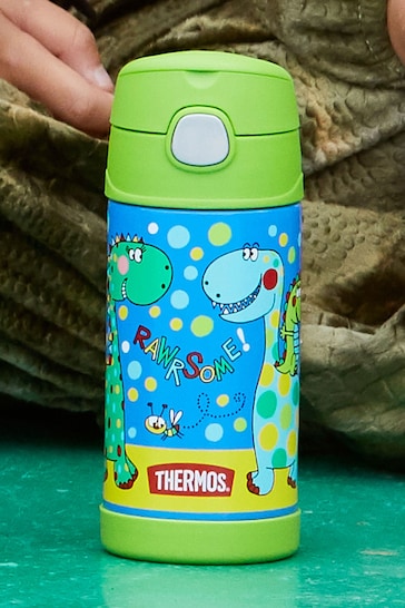 Rachel Ellen x Thermos Green Dinosaur 355ml Drink Bottle