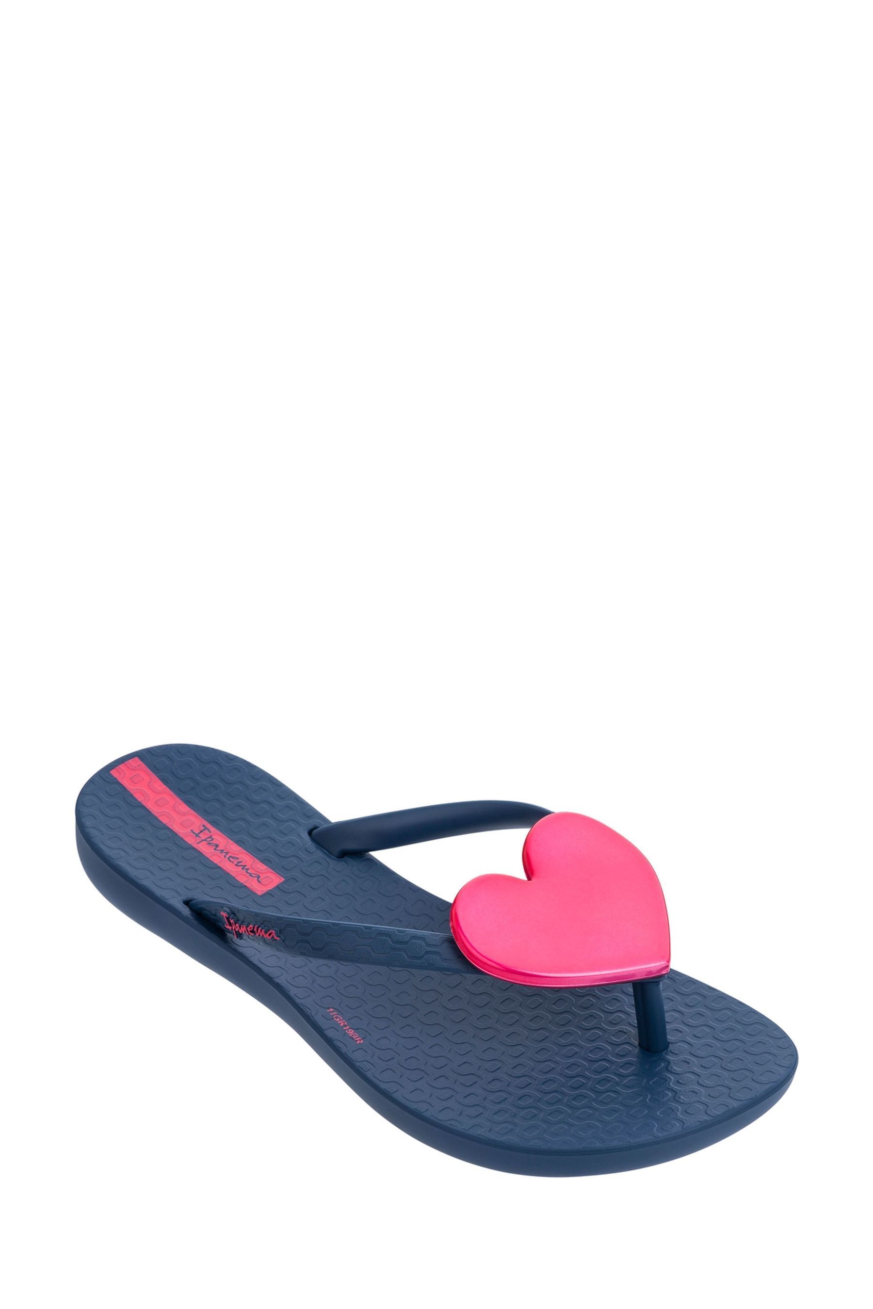 Ipanema heart top flip flops