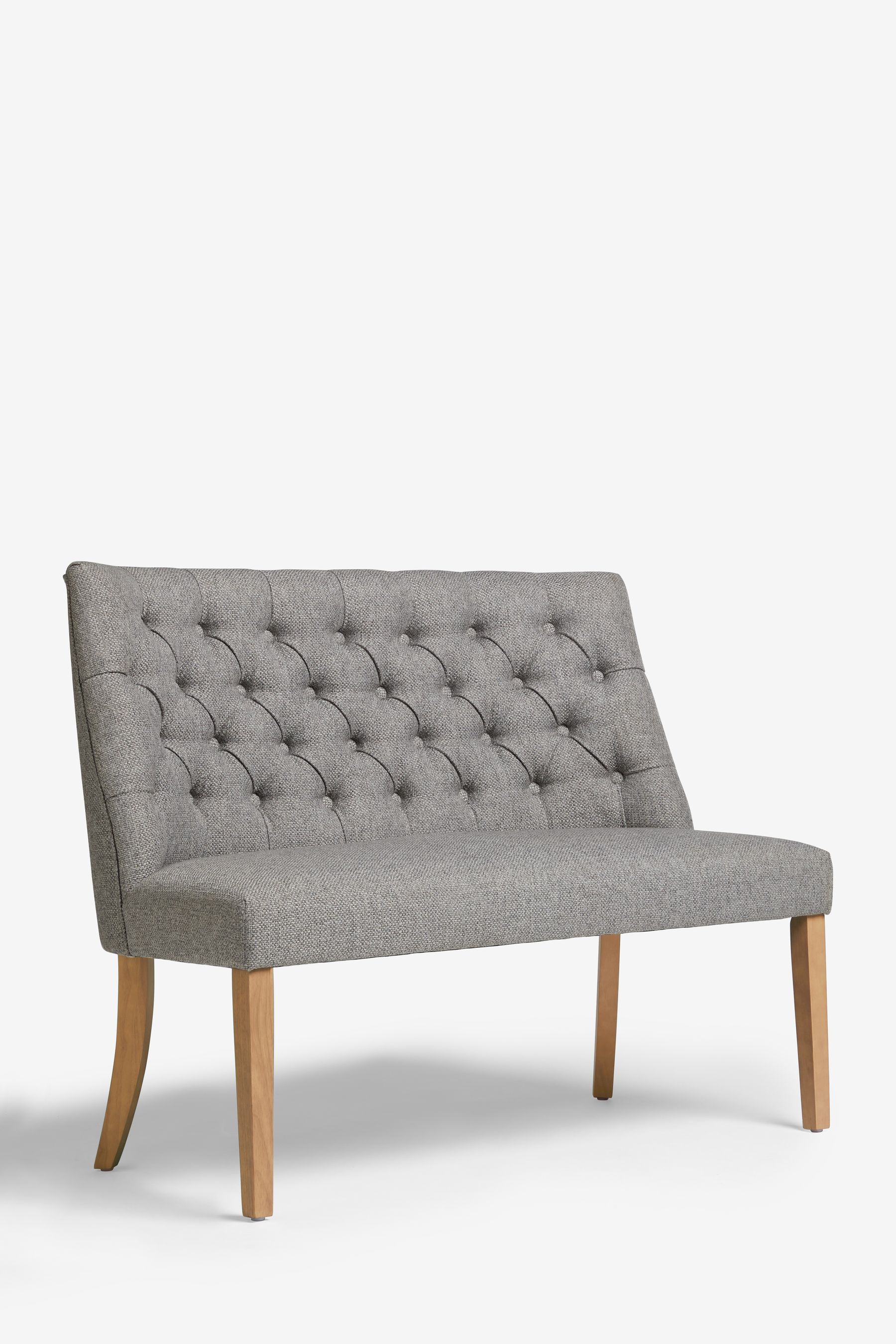 Grey high hot sale back bench