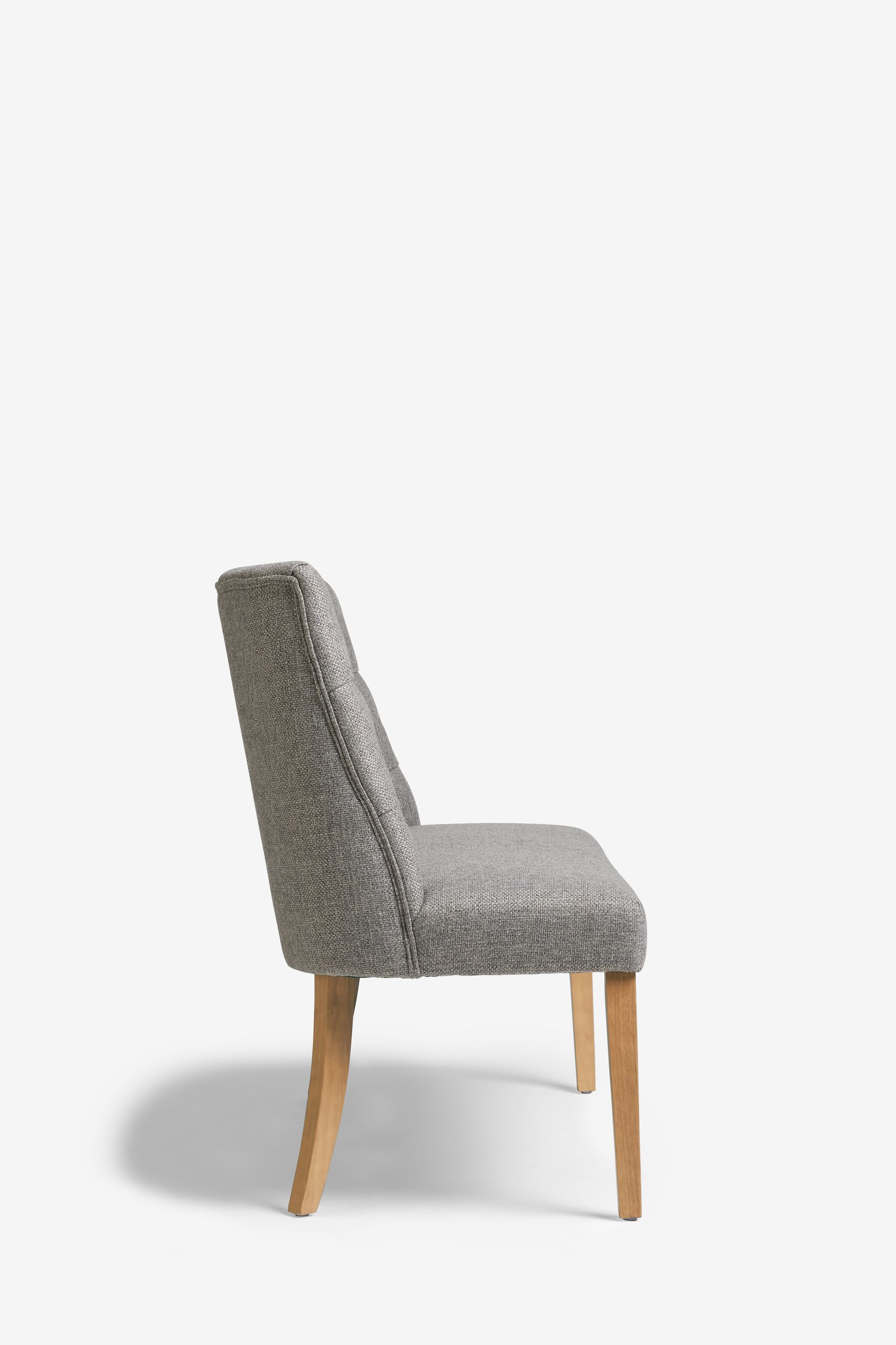 Grey fabric dining bench hot sale